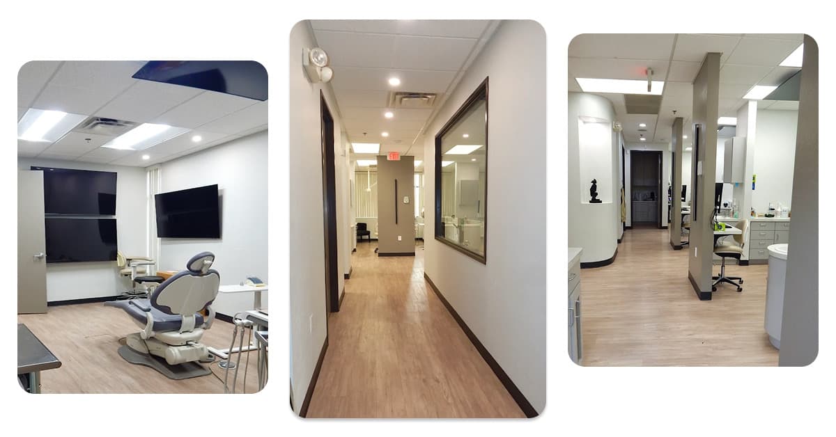 Ultra Smile treatment rooms and hallway
